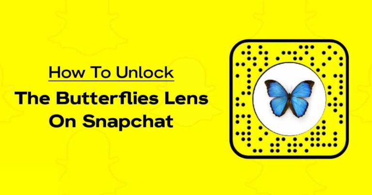 Unlock the Butterflies Lens on Snapchat