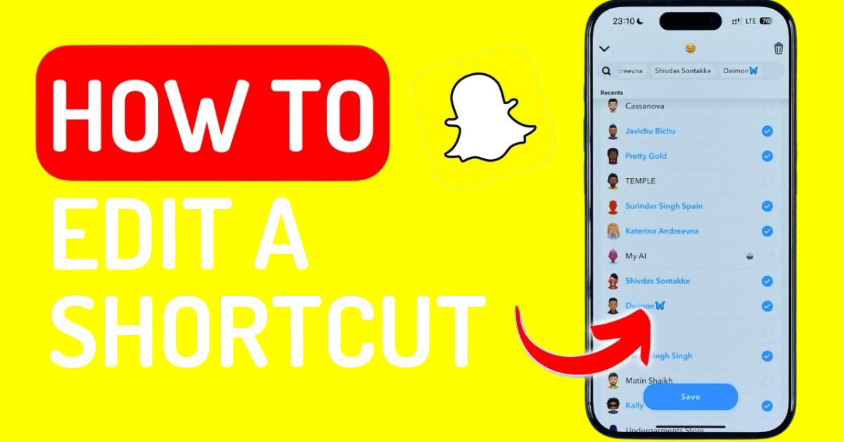 How To Edit Shortcut In Snapchat | Step-By-Step Guide