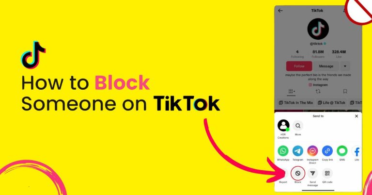 How To Block Someone On TikTok