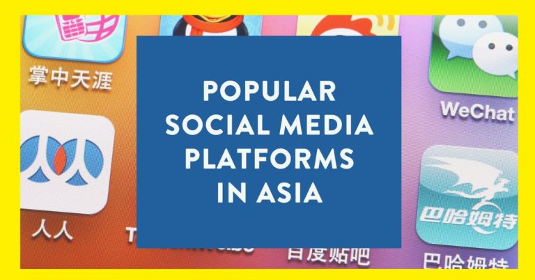 Social Media Platforms in Asia