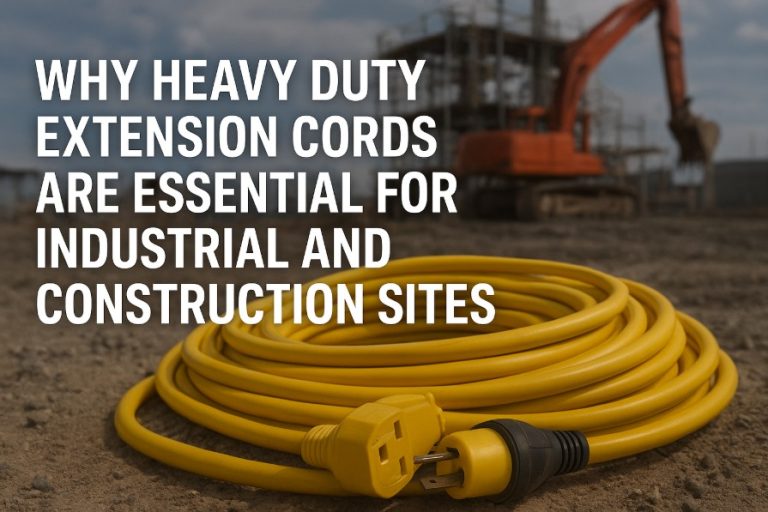 Why Heavy Duty Extension Cords Are Essential For Industrial And Construction Sites