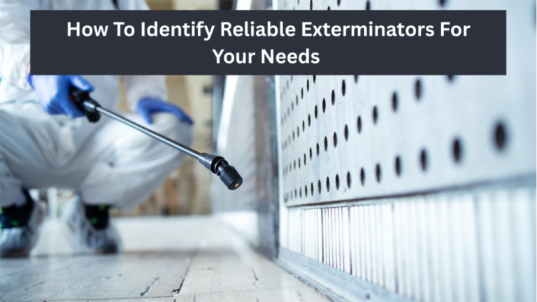 How To Identify Reliable Exterminators For Your Needs