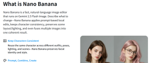 Nano Banana is an essential AI tool in the Google ecosystem, focusing on Video and image creation.