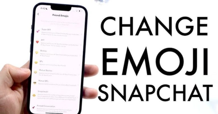 How To Change Snapchat Emojis