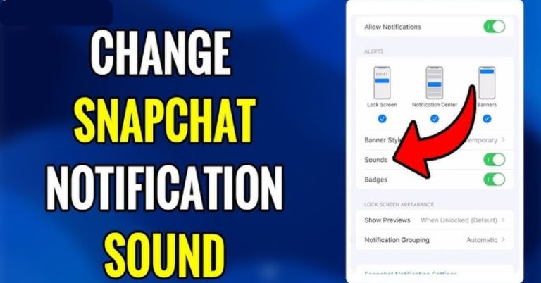Change Snapchat Notification Sound