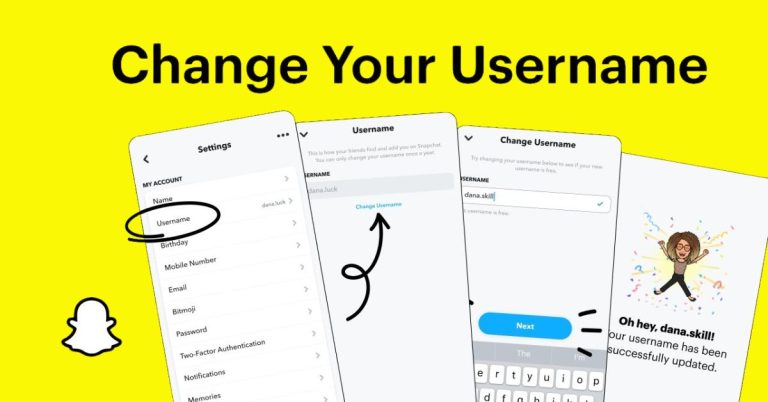 Change Your Snapchat Username