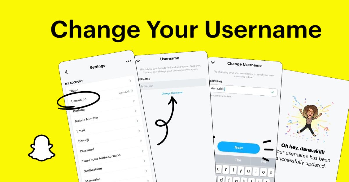 Change Your Snapchat Username