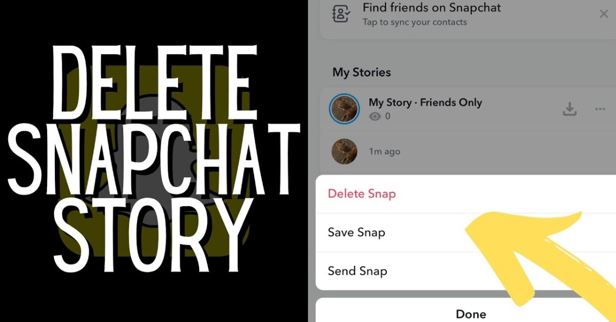 Delete A Snapchat Story