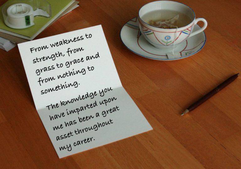 How to Thank Your Mentor