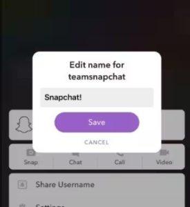 Edit the Name of your Snapchat Friends (1)