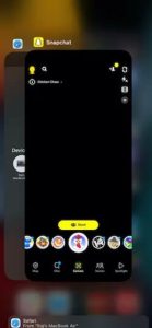 Force Kill Snapchat and Relaunch It