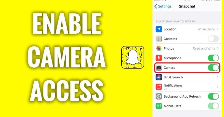 How to allow camera access on Snapchat On Andriod
