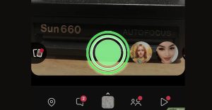 Record a video on Snapchat