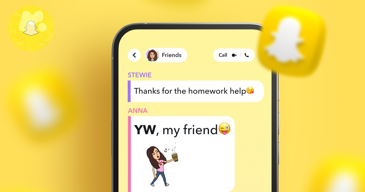 What does YW mean on Snapchat.