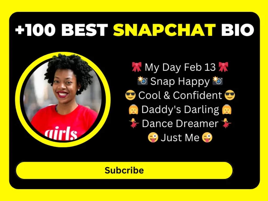 Snapchat Bio Ideas