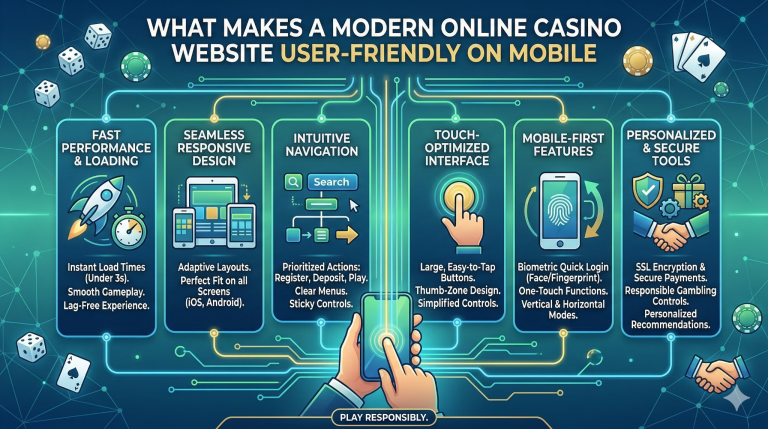 What Makes a Modern Online Casino Website User-Friendly on Mobile