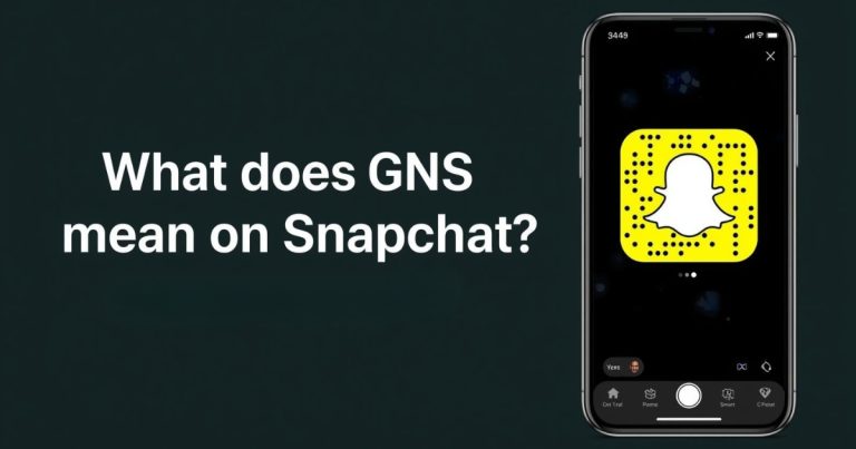 What does GNS mean on Snapchat